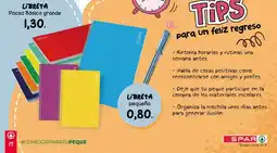 SPAR Lanzarote Libreta Pacsa Básica grande oferta