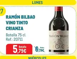 Makro Ramón Bilbao vino tinto crianza oferta