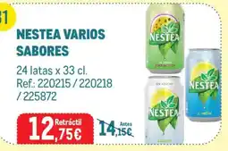 Makro Nestea varios sabores oferta