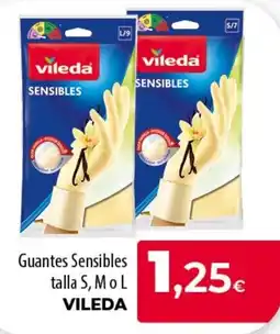 SPAR Lanzarote Vileda guantes sensibles oferta