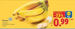 Lidl Banana oferta