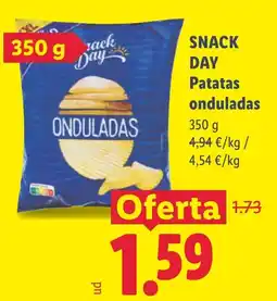 Lidl Snack Day patatas onduladas oferta