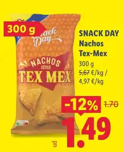 Lidl Snack Day nachos tex-mex oferta