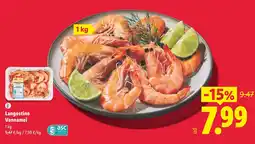 Lidl Langostino Vannamei oferta