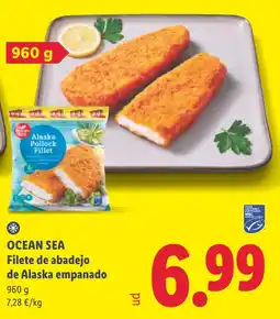 Lidl Ocean Sea filete de abadejo de Alaska empanado oferta
