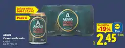 Lidl Argus cerveza doble malta oferta