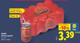 Lidl Argus cerveza especial oferta