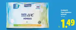 Lidl Floralys papel higiénico húmedo oferta