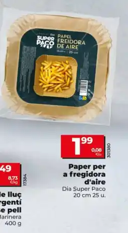 Dia Dia Super Paco paper per a fregidora d'aire oferta
