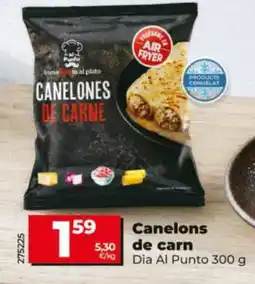 Dia Dia Al Punto canelons de carn oferta