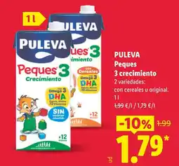 Lidl Puleva Peques 3 crecimiento oferta