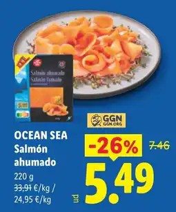 Lidl Ocean Sea Salmón ahumado oferta