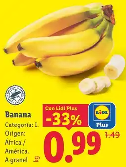 Lidl Banana oferta
