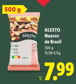 Lidl Alesto Nueces de Brasil oferta