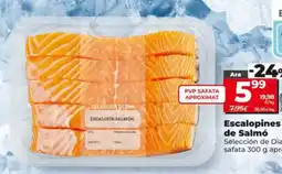 Dia Seleccións De Dia ara escalopines de salmón oferta