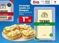 Dia Dia El Cencerro formatge tierno en llenques oferta