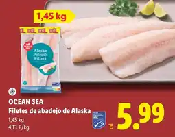 Lidl Ocean Sea filetes de abadejo de Alaska oferta