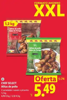 Lidl Chef Select Alitas de pollo oferta