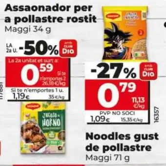 Maggi Assaonador per a pollastre rostit