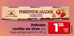 Dia Vegecampo pimientos asados en tiras oferta