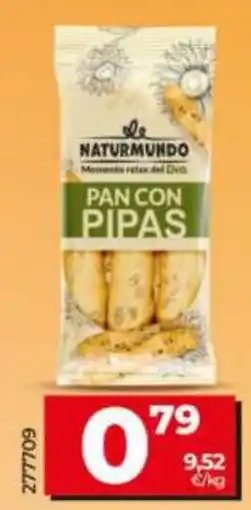 Dia Naturmundo pan con pipas oferta