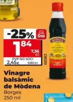 Dia Borges vinagre balsàmic de Mòdena oferta