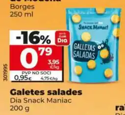 Dia Dia Snack Maniac Galetes salades oferta