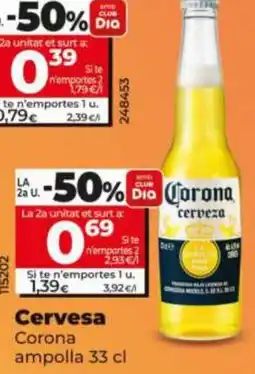 Dia Corona cerveza oferta