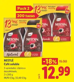 Lidl Nestlé Café soluble oferta