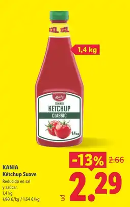 Lidl Kania Ketchup Suave oferta