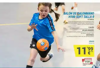 Decathlon Balon De Balonmano H100 Soft Talla 0 Atorka oferta