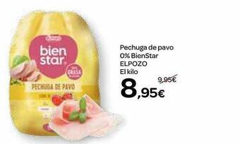 Dialprix Pechuga De Pavo 0% Bienstar Elpozo oferta