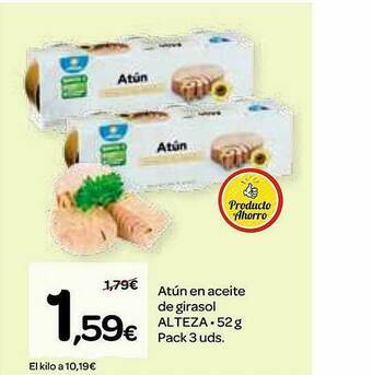Dialprix Atún En Aceite De Girasol Alteza oferta