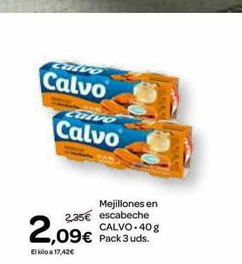 Dialprix Mejillones En Escabeche Calvo oferta
