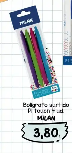 SPAR Lanzarote Milan boligrafo surtido pl touch oferta