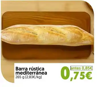 Barra rústica mediterránea