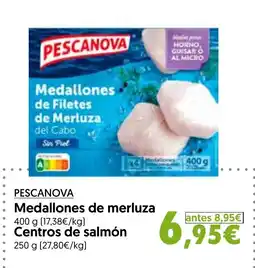 Hiper Usera Pescanova medallones de merluza oferta