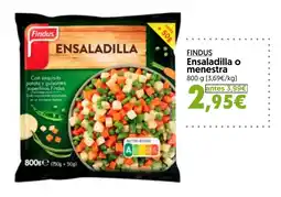 Hiper Usera Findus Ensaladilla o menestra oferta