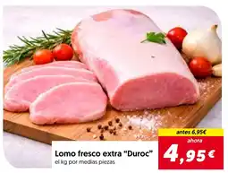 Hiper Usera Lomo fresco extra Duroc oferta