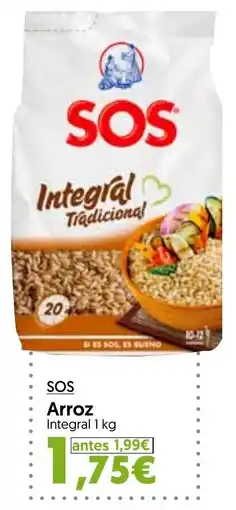 Hiper Usera SOS Arroz Integral oferta