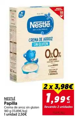 Hiper Usera Nestlé Papilla oferta