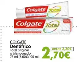 Hiper Usera Colgate dentífrico oferta