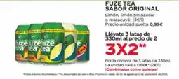 Hiper Usera Fuze Tea sabor original oferta