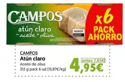 Hiper Usera Campos atún claro aceite de oliva oferta