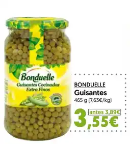 Hiper Usera Bonduelle guisantes cocinados extra finos oferta
