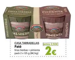 Hiper Usera Casa Tarradellas Paté oferta