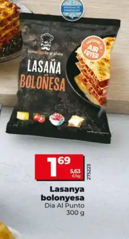 Maxi Dia Dia Al Punto lasanya bolonyesa oferta