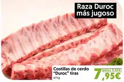 Hiper Usera Costillas de cerdo "Duroc" tiras oferta