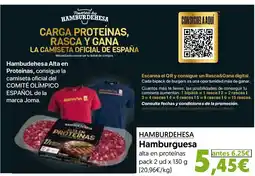 Hiper Usera Hamburdehesa Hamburguesa oferta