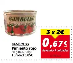 Hiper Usera Bamboleo pimiento rojo oferta